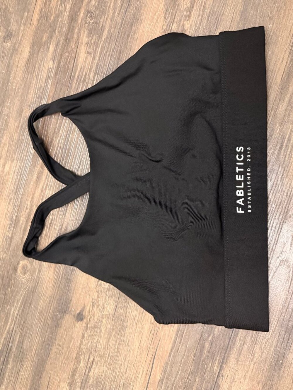 Fabletics Black High support Sports Bra size medium
